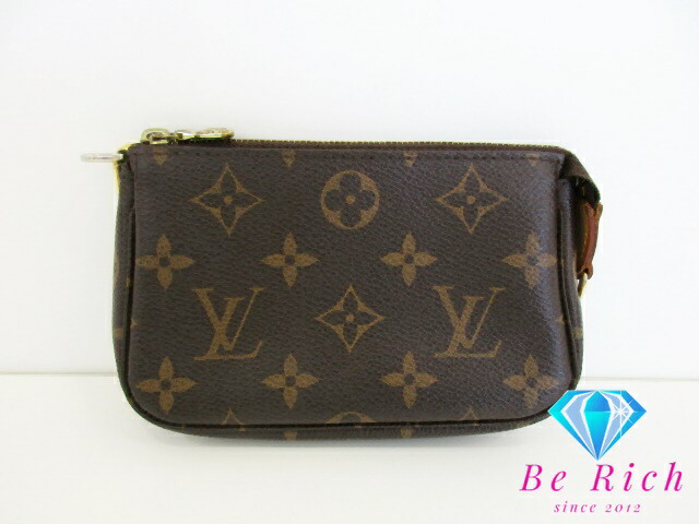ルイ ヴィトン LOUIS VUITTON ミニ ポシェット アクセソワール モノグラム アクセサリー ポーチ M58009 LV ロゴ ハンドバッグ ショルダーバッグ 鞄 【中古】【送料無料】bc2049