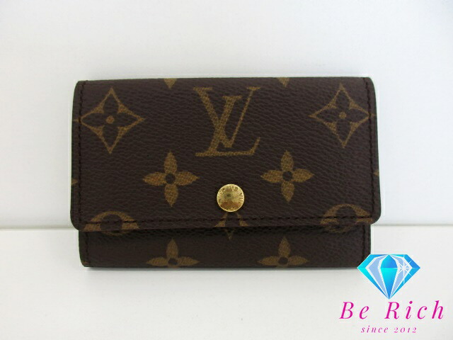 ルイ ヴィトン ミュルティクレ 6 M62630 モノグラム ブラウン 茶 PVC レザー キーケース LOUIS VUITTON 【中古】【送料無料】 bc2106