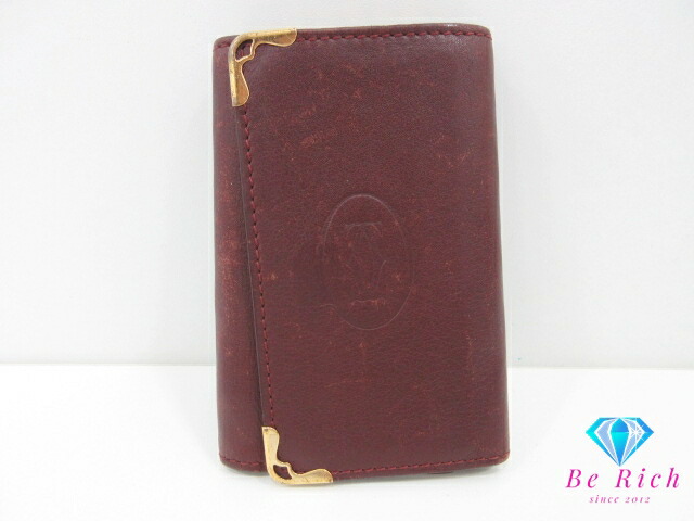 楽天市場】Cartier カルティエ サントス ライン 6連キーケース グレ