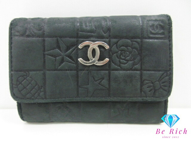 楽天市場】CHANEL シャネル アイコンライン ココマーク 6連 キーケース