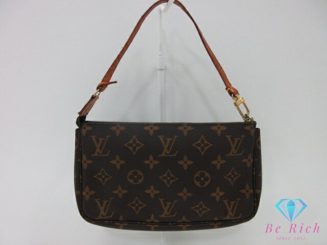 ルイ ヴィトン LOUIS VUITTON  モノグラム ポシェット アクセソワール M51980 LV ロゴタイプ ハンドバック 付属品 車寄せ 鞄 【中古】【貨物輸送無料】bc2327