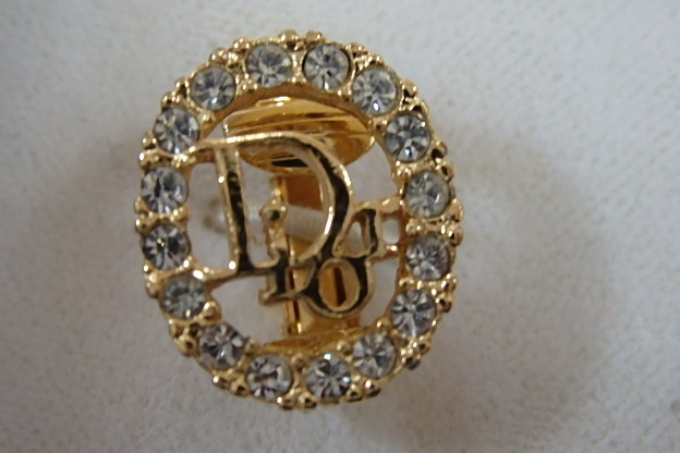 【楽天市場】美品 クリスチャンディオール Christian Dior ラインストーン ロゴ ネックレス イヤリング 2点 セット ゴールド