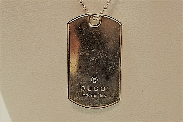 Gucci - GUCCI ロゴ プレート チェーン ブレスレット SV925の+