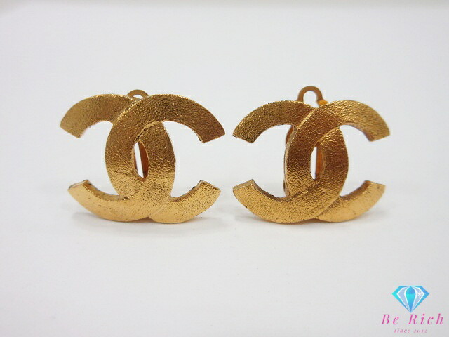 シャネル CHANEL CC ココマーク デザイン イヤリング 2914 ゴールド メッキ ロゴ ヴィンテージ ジュエリー アクセサリー 【中古】【送料無料】 ba3665|BeRich 支店