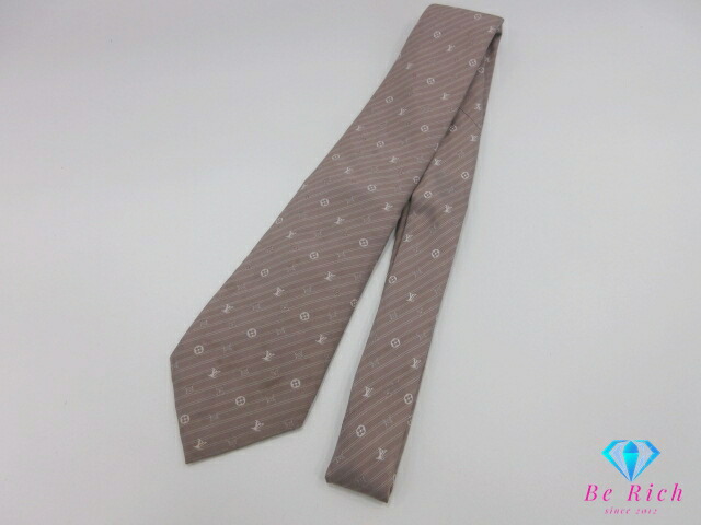 楽天市場】ルイ ヴィトン LOUIS VUITTON ネクタイ M78758 グレー 系