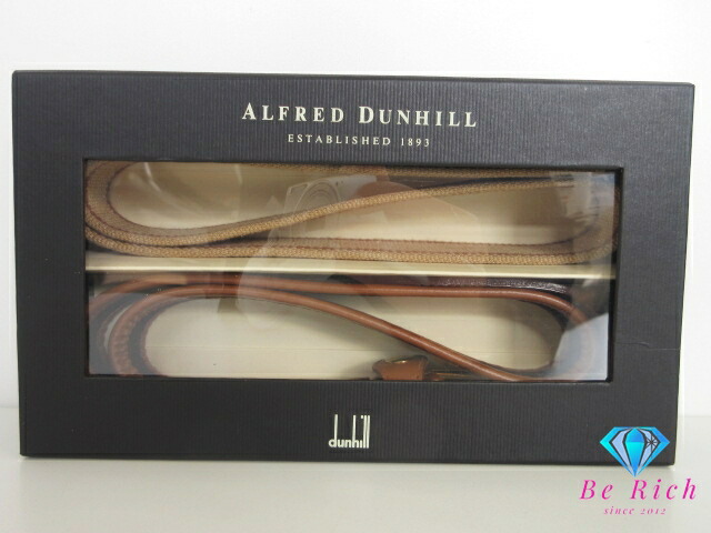 楽天市場】dunhill ダンヒル Dロゴ バックル ベルト レザー ブラック