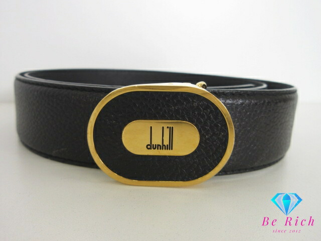 楽天市場】dunhill ダンヒル Dロゴ バックル ベルト レザー ブラック