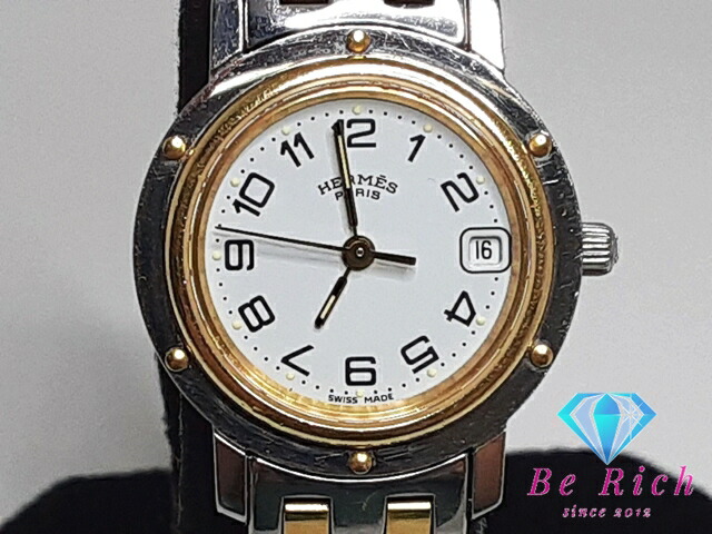 楽天市場】エルメス HERMES クリッパー CL2.440 レディース 腕時計