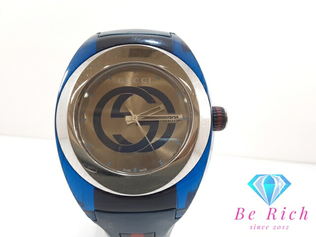 楽天市場】【ウォッチ】GUCCI グッチ シンク シルバー文字盤 SS