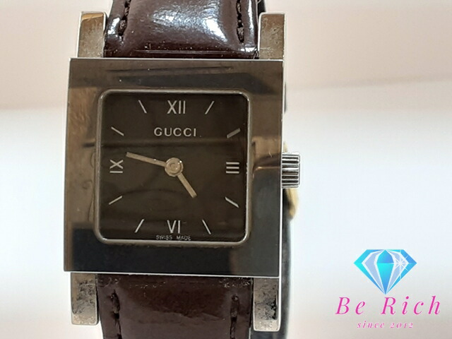 楽天市場】グッチ GUCCI レディース 腕時計 7700L スクエア グリーン