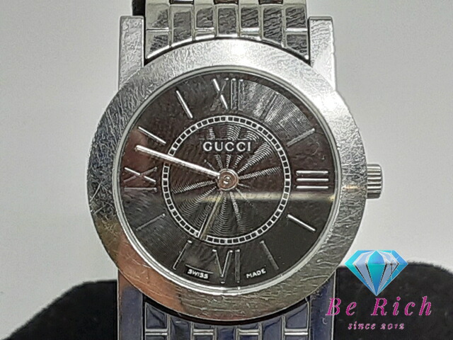 稼働品 GUCCI グッチ 腕時計 黒文字盤 クォーツ ２針 5100L 楽天市場】グッチ 5100L レディース ウォッチ ブラック文字盤 腕時計