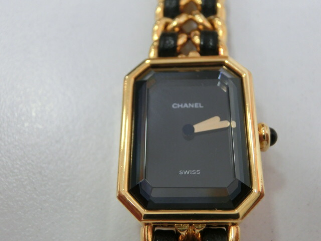 【楽天市場】シャネル プルミエールXL レディース クォーツ 腕時計 GP/レザー CHANEL 【中古】【送料無料】 mk217 ...