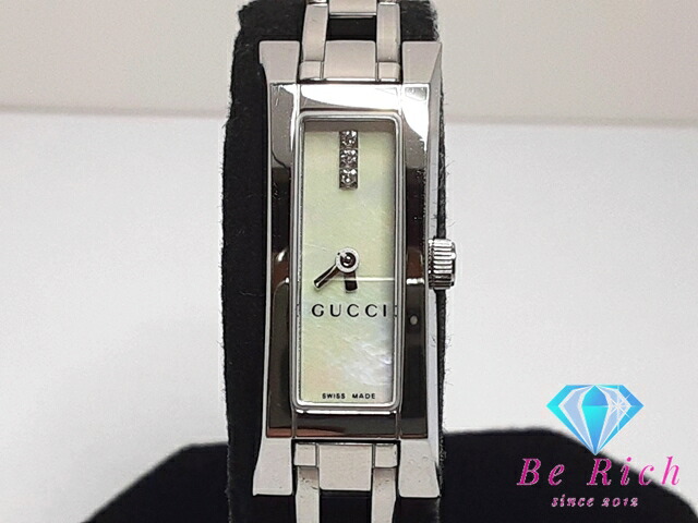 ✨グッチ✨GUCCI✨128.5✨スクエア✨GG柄✨腕時計✨ グッチ レディース 腕時計 YA128521/128.5 GUCCI 中古 – 銀蔵