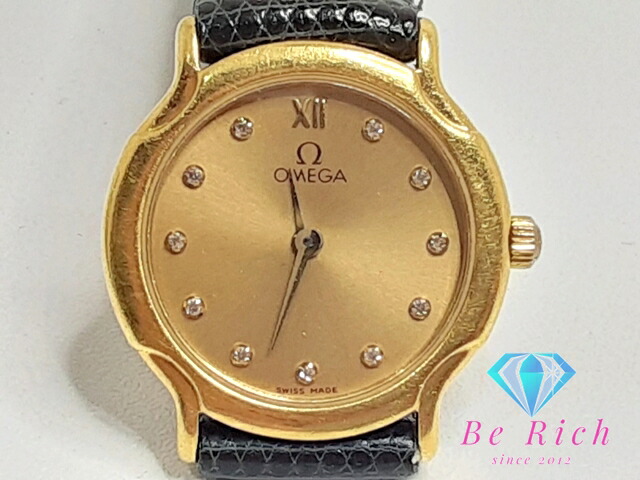 A♪美品♪OMEGA/オメガDeville/デビル プレステージ ゴールド OMEGA - OMEGA オメガ DeVille デビル プレステージ 15Pダイヤ