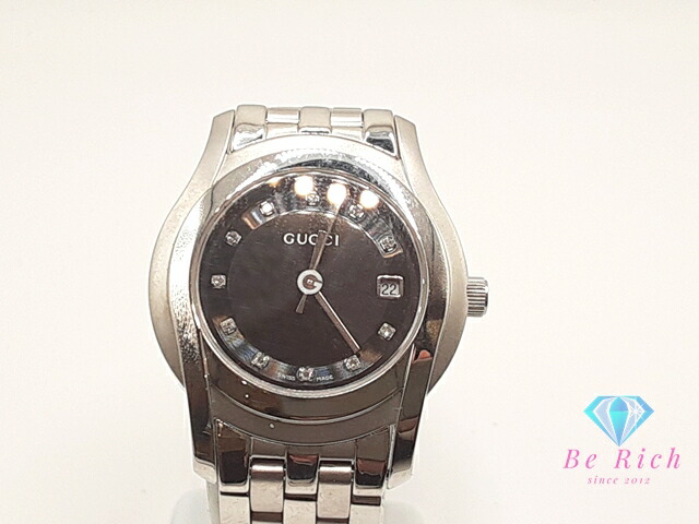 楽天市場】グッチ GUCCI レディース 腕時計 9040L デイト ラウンド 黒