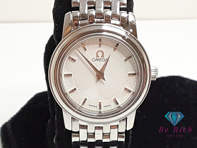 OMEGA オメガ　DE VILLE 腕時計　レディース　シルバー　プッシュ式 プレステージ（DE VILLE） オメガ デビル プレステージ 27.5mm