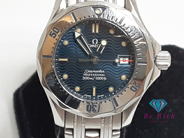 楽天市場】オメガ シーマスター レディース スクエア デイト SS ピンク