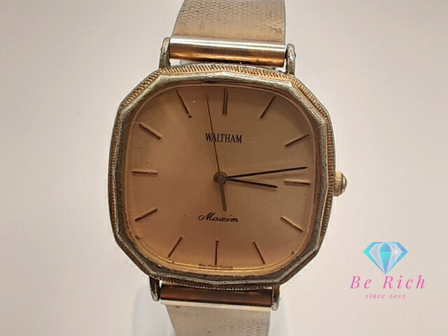 WALTHAM ウォルサム 不動 メンズ ブラック QZ GP WALTHAM ウォルサム 不動 メンズ ブラック QZ GP