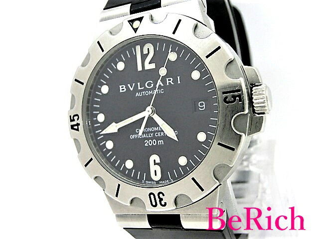 楽天市場 ブルガリ ディアゴノ スクーバ Sd38s メンズ 腕時計 0ｍ防水 デイト クロノメーター Ss ラバー 自動巻き At Bvlgari 中古 送料無料 Sb333 Berich 楽天市場支店