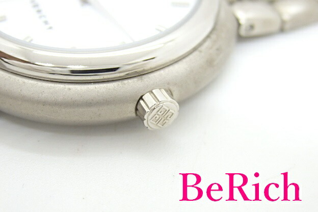 楽天市場 ジバンシィ Givenchy メンズ 腕時計 白 ホワイト 文字盤 Ss シルバー アナログ クォーツ Qz ウォッチ ジバンシー 中古 送料無料 Bt19 Berich 楽天市場支店