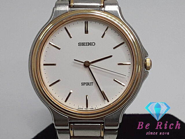比較的美品！SEIKO SPIRIT 5E21-6C00　電池交換済ベルト新品！ 比較的美品！SEIKO SPIRIT 5E21-6C00 電池交換済ベルト新品