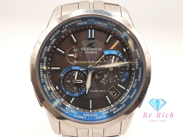 楽天市場】CASIO カシオ OCEANUS オシアナス OCW-S2000-1AJF タフ
