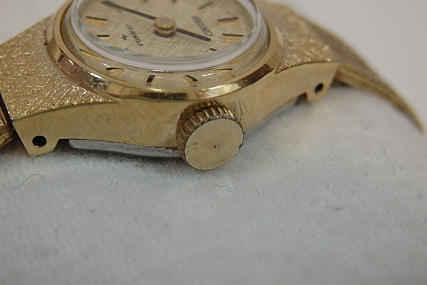 【楽天市場】セイコー SEIKO レディース 腕時計 17石 手巻き 11-0710 ゴールド 文字盤 ラウンド SS アンティーク