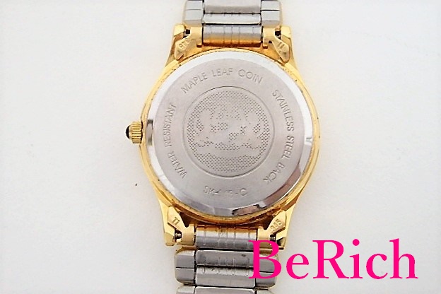【楽天市場】エルジン ELGIN カナダ メイプル リーフ 金貨 コイン 1/10 oz オンス レディース 腕時計 SK-148 C
