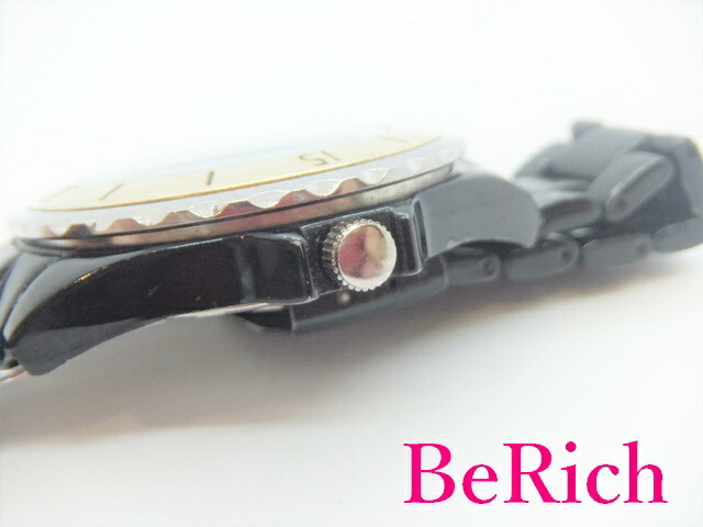 楽天市場 ワンピース One Piece 腕時計 ブラック 黒 ゴールド 文字盤 Ss ブレス ログポース アニメ グッズ アナログ クォーツ Qz ウォッチ 中古 送料無料 Ht2498 Berich 楽天市場支店
