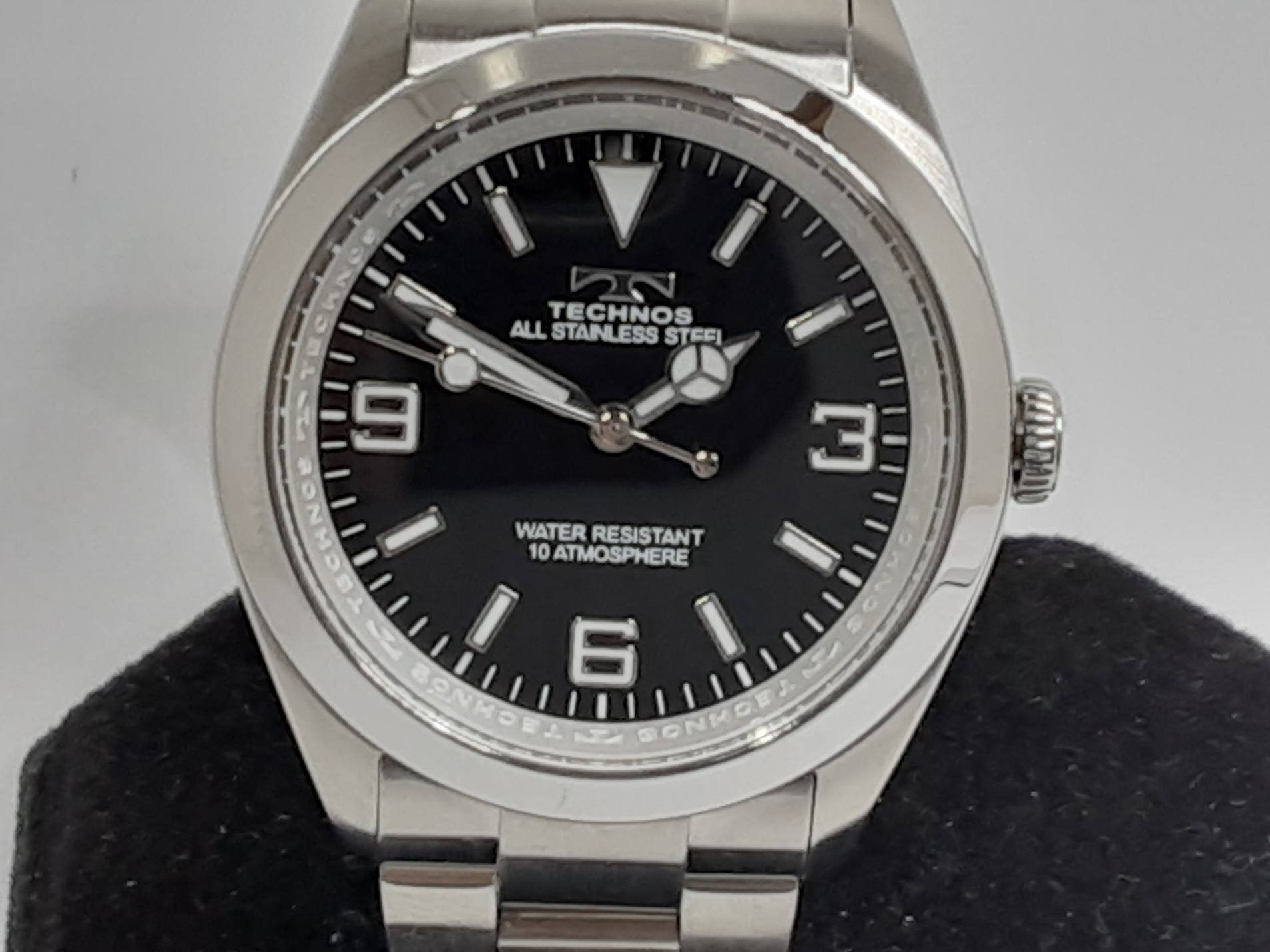 TECHNOS(ジャンク品)　２点セット 楽天市場】TECHNOS(テクノス) 赤青ベゼル TSM412 黒 ブラック