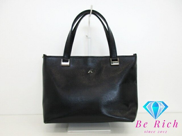 キタムラ　kitamura　ハンドバッグ　フォーマル 黒 レザー 美品 Kitamura キタムラ ハンドバッグ フォーマル レザー