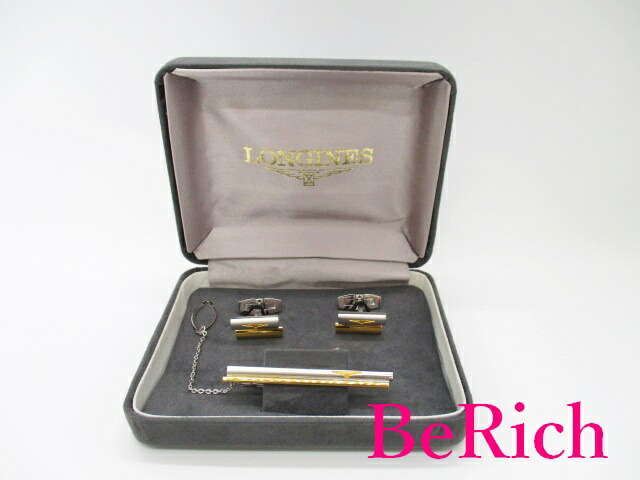 楽天市場】ロンジン LONGINES ネクタイピン カフス セット ゴールド