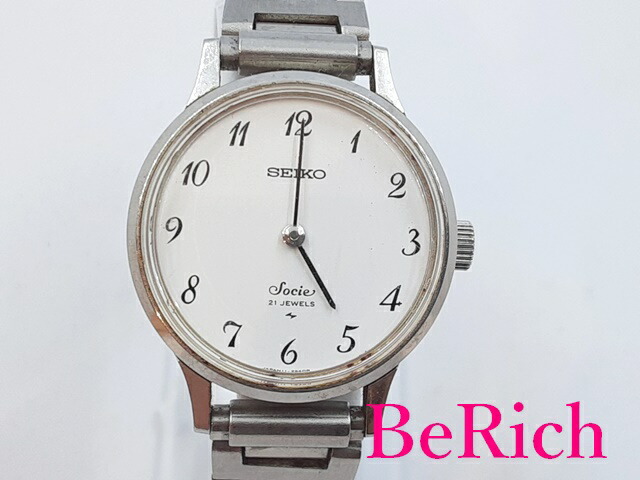 SEIKO 白文字盤　アナログ　レディース腕時計 美品 稼働品 セイコー ルキア レディース腕時計 ホワイト文字盤