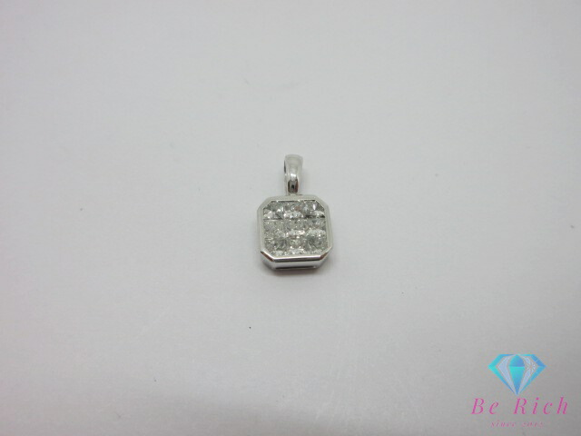 楽天市場】K18 WG ダイヤモンド 0.35ct 付 花 フラワー モチーフ