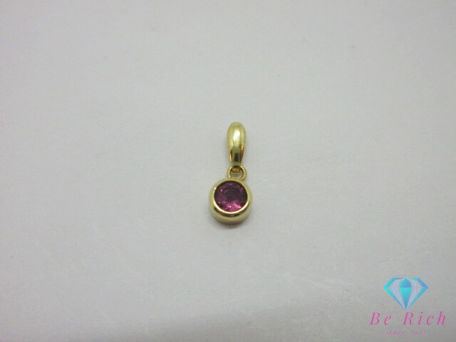 楽天市場】ジュエリーマキ K18 YG ルビー ダイヤモンド 付 花 フラワー