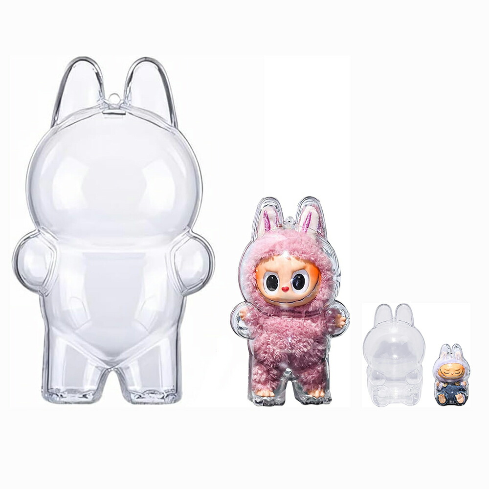 Labubu収納バッグ 1Pc 19.5*10.5*5cm Mystery Box Storage Case Doll Organizer