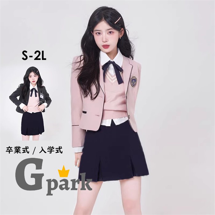 卒式 はいり込む式 レディース フォーマル 5点仕掛ける 上衣 より良い プルオーバー スコート シュロの葉 通年相応う S-2L z7m7