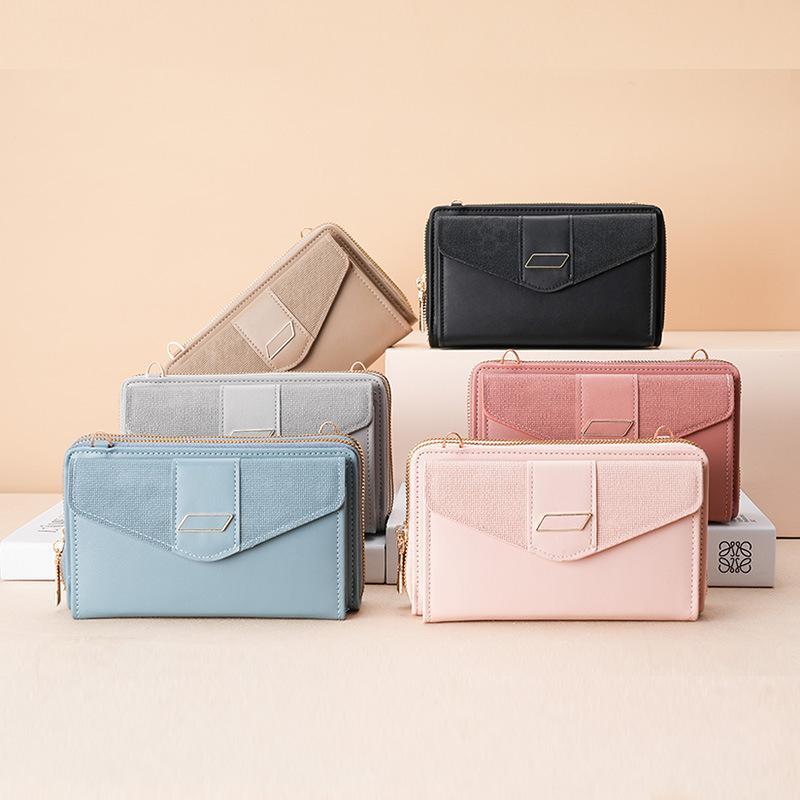 スマホショルダー ポシェット お財布 一体型 ミニ ショルダーバッグ ハンドバッグ コンパクト スマート
