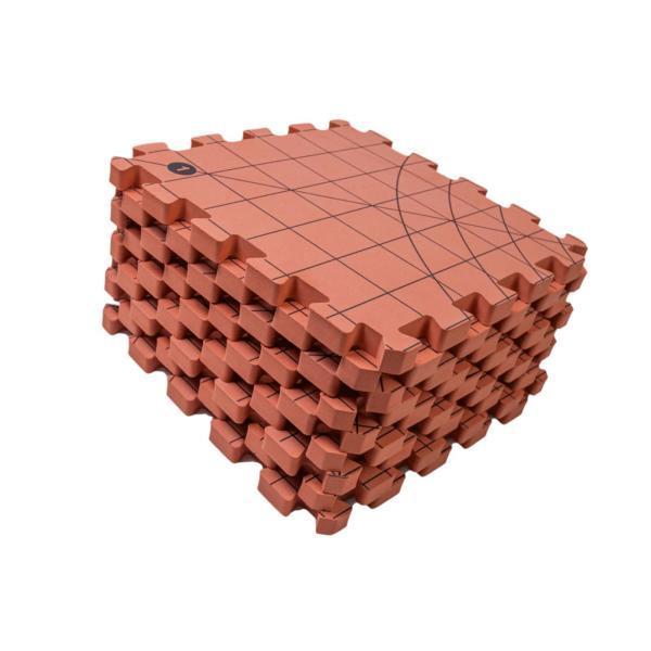 9ピース 編み物用ブロッキングマット かぎ針編みマット 32cm 編み物用ブロッカー フォームブロッキングマット 編み物初心者向けブロッキングマット
