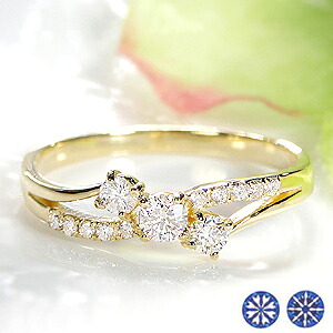 K18YG ハートアンドキューピット ダイヤモンド リング【0.3ct】【鑑別カード付】 人気 ジュエリー 指輪 イエロー ダイヤモンドリング ダイヤ H&C ゴールド 18金 0.1ct 0.2ct ダイア 18k 送料無料 品質保証書 プレゼント 代引手数料無料 ラッピング無料