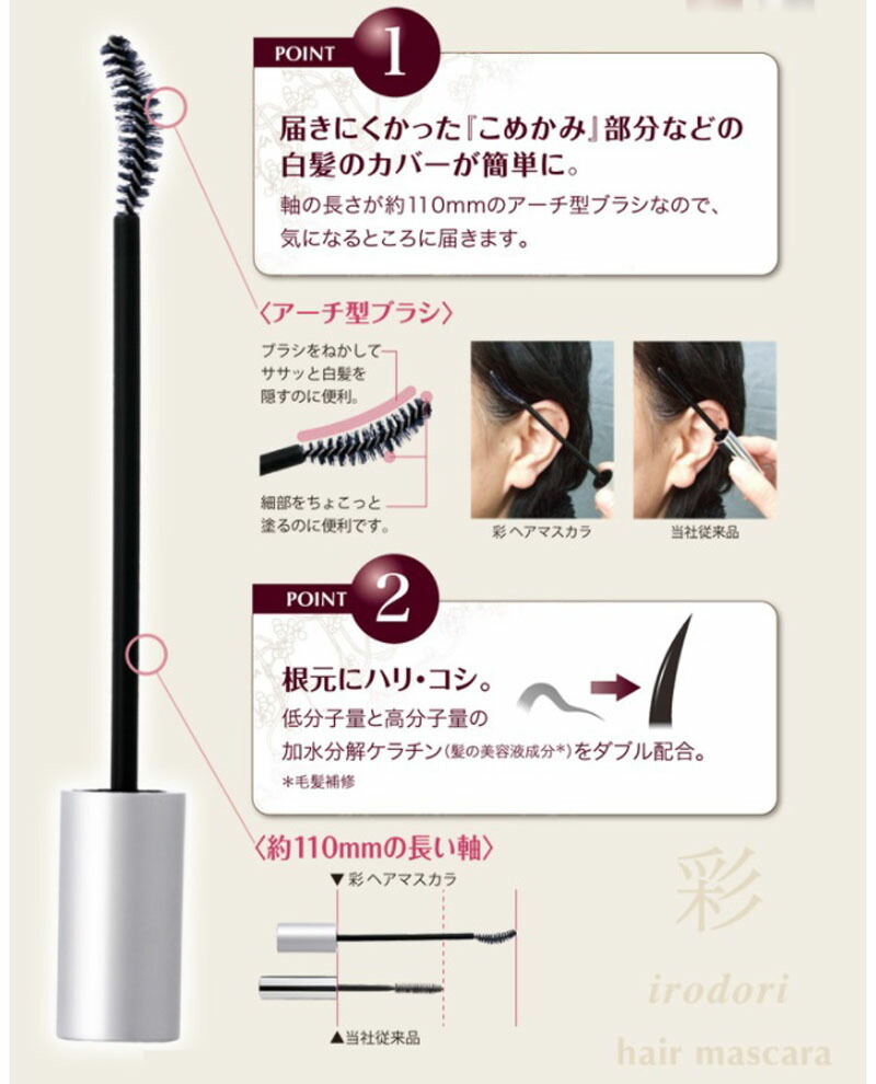 ブランドのギフト イリヤ 彩 イロドリ ヘアマスカラ ナチュラルブラウン 20ml 生え際 白髪隠し 白髪かくし 部分白髪カバー お出かけ前 市場  通販 7 9更新 qdtek.vn