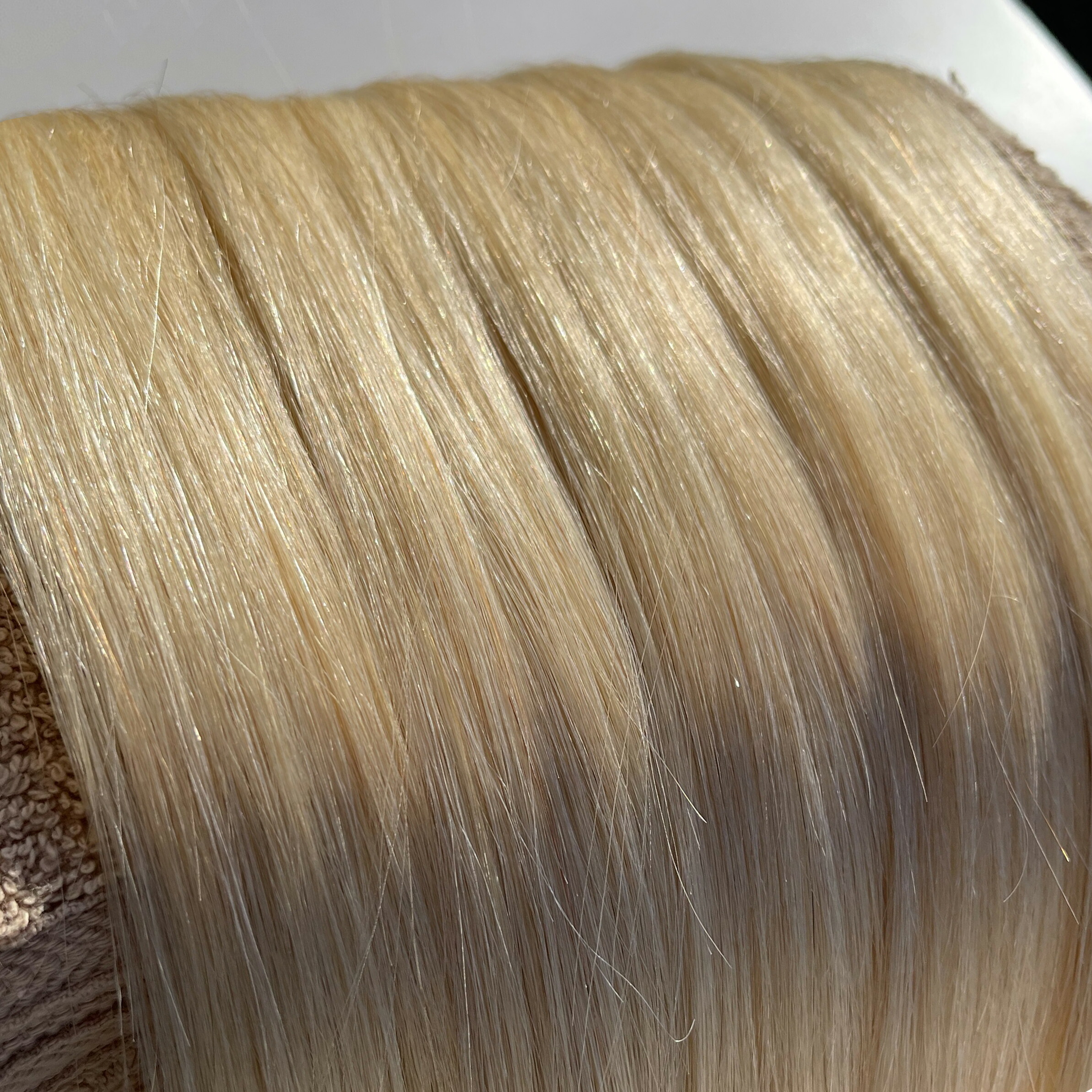 シールエクステ 人毛 ロング [ アッシュ ブロンド S-613 金髪 ] ヘアエクステ 長さ50cm 20枚セット 市場 通販 10/23更新♪