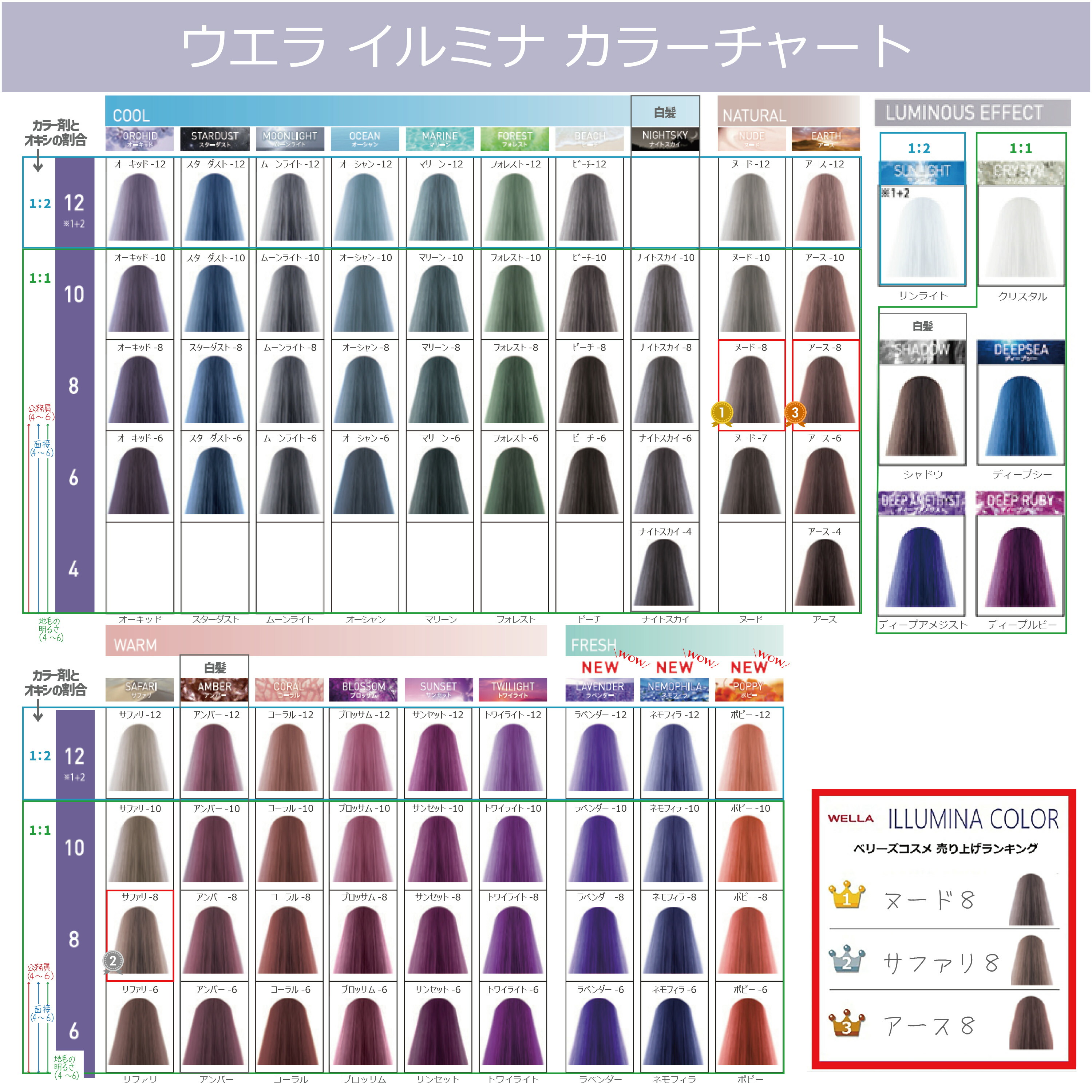 イルミナカラー 80g ＋ オキシ 1リットル セット ウエラ イルミナ