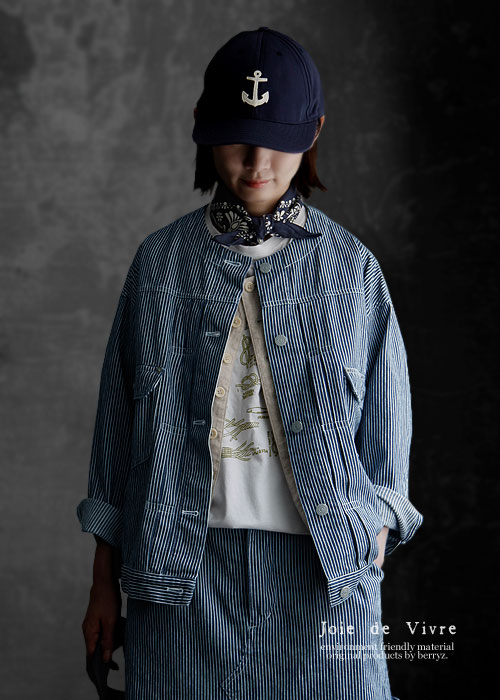 Joie de Vivre コットンツイルバイオヴィンテージファテーグチノパンツ Joie de Vivre コットンツイルバイオヴィンテージファテーグ