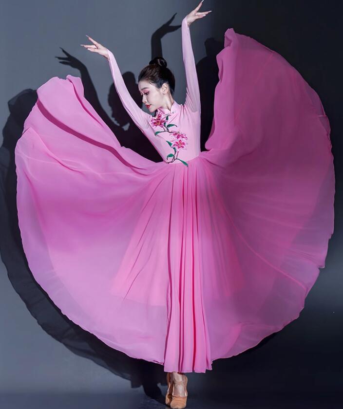 【社交ダンス衣装】ピンク Dance Fashion pier ワンピース 社交ダンス 衣装 モダンドレス ラテンドレス ラテン 社交ダンス