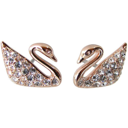 楽天市場】スワロフスキー スワン ドロップピアス スワン 白鳥