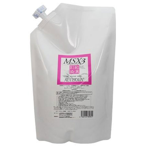 送料無料 グランデックス 和漢彩染 MSX3 エムエスバイスリー 1000ml 詰め替え 業務用 アルティゾラ