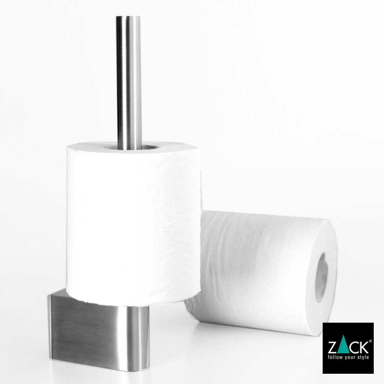 【楽天市場】スペアトイレットロールホルダー｜ZACK 40412 ATORE トイレットペーパーホルダー スペア トイレ用品 トイレ収納 詰め替え用 壁取り付け用 DIY ステンレス おしゃれ