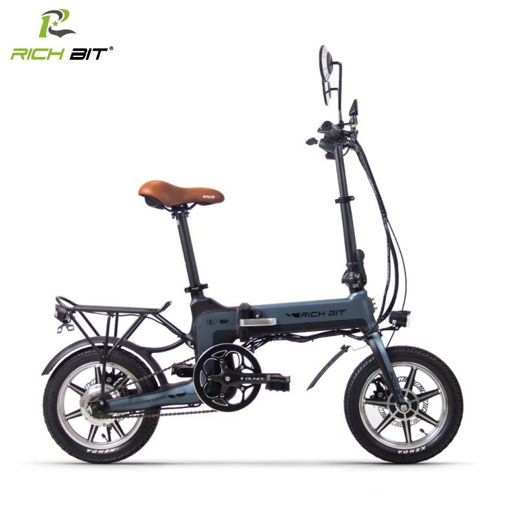 電動ハイブリッドバイク Richbit Smart E Bike Top619 グレー リッチビット 灰色 ブルーグレー スマートeバイク 電動バイク 電動スクーター コンパクト 原付 折り畳み可 公路走行可能 沖縄と離島配送不可 送料無料 全4色展開 かっこいい 次世代型モビリティ 納期未定