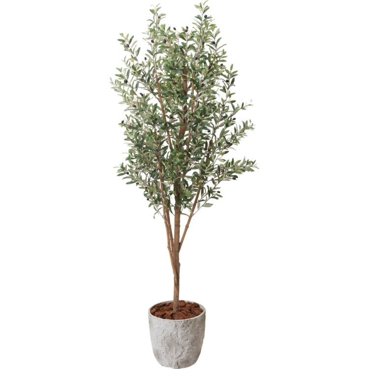 高品質グリーンフェイクグリーン造花水遣り不要リビング手間要らず鉢付きグリーン人工観葉植物オリーブ枯れない鉢付き 人工180cm 横浜ディスプレイミュージアムイミテーショングリーン観葉植物